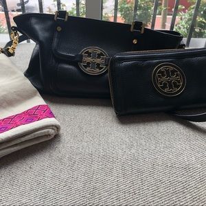 ToryBurch Amanda Mini Satchel w/ matching wallet